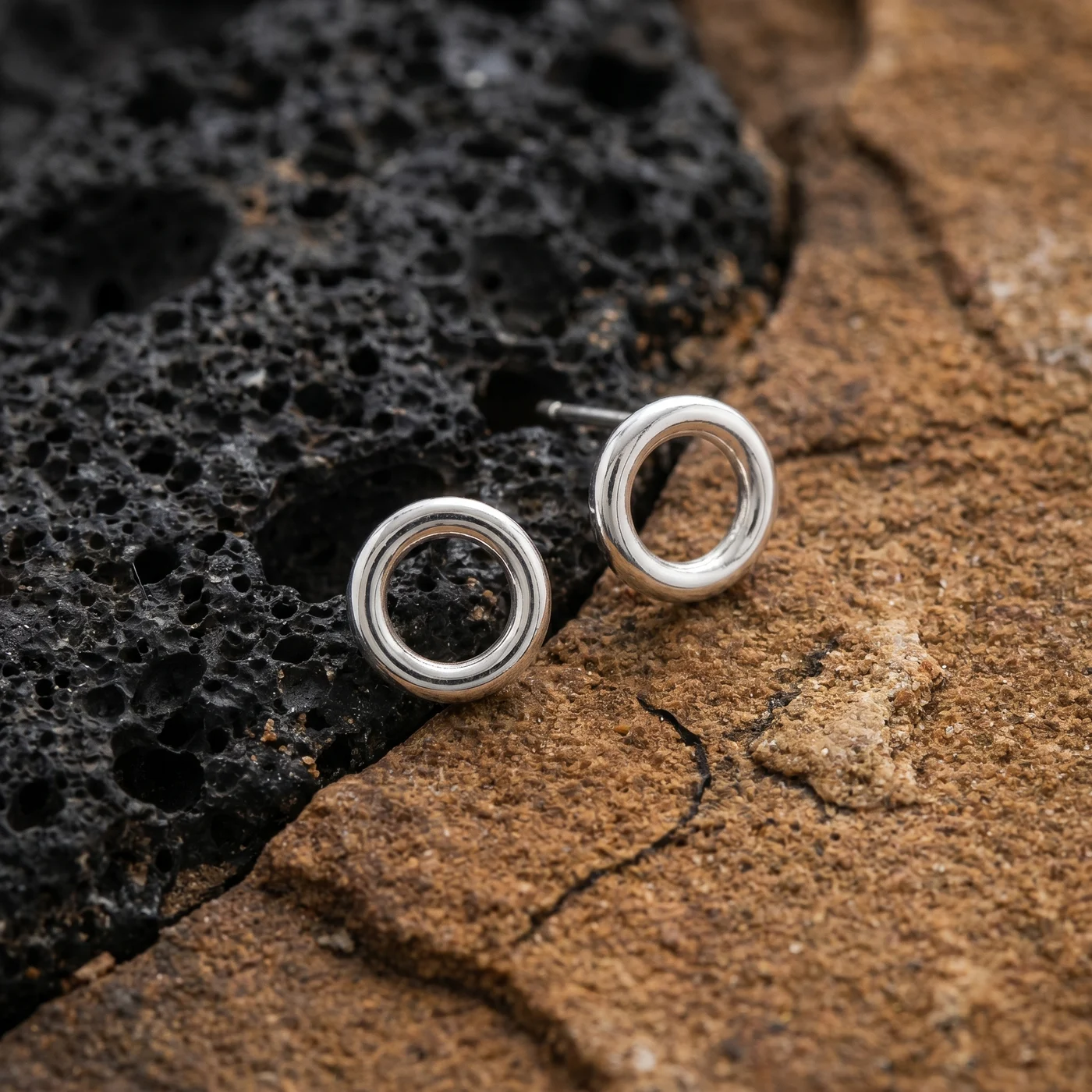 Sterling-Silber Ohrringe